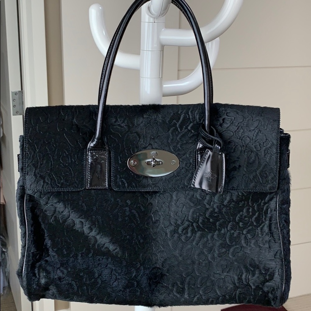 “SOLD”Mulberry Flap Bayswater Twist-lock Tote Bag - Picture 1 of 16